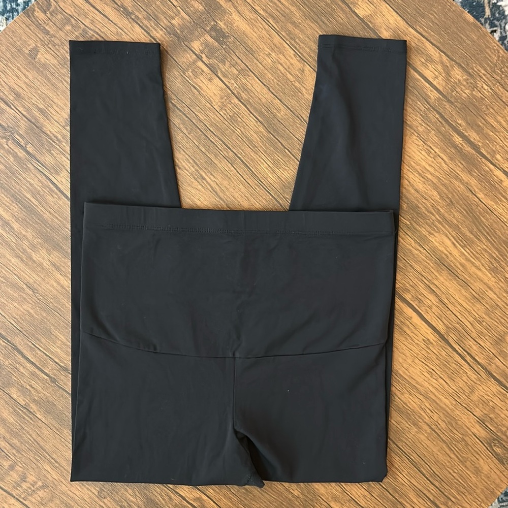 RUNE NYC Black Maternity Shapewear Leggings Size XL